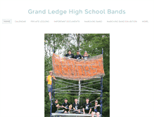 Tablet Screenshot of glhsbands.com